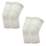 Darrahopens Sports & Fitness > Exercise, Gym & Fitness > Gym Equipment & Accessories Self Heating Knee Pads Grey Compression Support Sleeves for Arthritis Joint Pain Relief Sports Recovery 2 Pair L