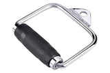 Single D Stirrup Handle with Rubber Grips for Cable Exercise Equipment