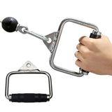 Darrahopens Sports & Fitness > Exercise, Gym & Fitness > Gym Equipment & Accessories Single D Stirrup Handle with Rubber Grips for Cable Exercise Equipment