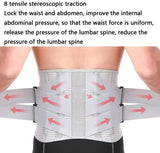 Darrahopens Sports & Fitness > Exercise, Gym & Fitness > Gym Equipment & Accessories Size S Grey Breathable Waist Support Belt - Adjustable Back Brace for Men and Women, Ideal for Weightlifting, Squats & Back Pain Relief