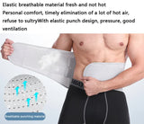 Darrahopens Sports & Fitness > Exercise, Gym & Fitness > Gym Equipment & Accessories Size S Grey Breathable Waist Support Belt - Adjustable Back Brace for Men and Women, Ideal for Weightlifting, Squats & Back Pain Relief