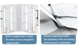 Darrahopens Sports & Fitness > Exercise, Gym & Fitness > Gym Equipment & Accessories Size S Grey Breathable Waist Support Belt - Adjustable Back Brace for Men and Women, Ideal for Weightlifting, Squats & Back Pain Relief