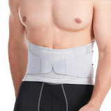 Darrahopens Sports & Fitness > Exercise, Gym & Fitness > Gym Equipment & Accessories Size S Grey Breathable Waist Support Belt - Adjustable Back Brace for Men and Women, Ideal for Weightlifting, Squats & Back Pain Relief