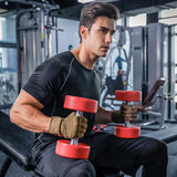 Darrahopens Sports & Fitness > Exercise, Gym & Fitness > Gym Equipment & Accessories Size XXL Green Heavy Duty Workout Gloves with Wrist Support - Anti-Slip Gel Padded Gym Gloves for Weightlifting, Training & Fitness