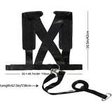 Darrahopens Sports & Fitness > Exercise, Gym & Fitness > Gym Equipment & Accessories Sled Harness Tire Pull for Workout Fitness Resistance Training
