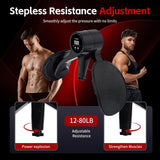 Darrahopens Sports & Fitness > Exercise, Gym & Fitness > Gym Equipment & Accessories Smart Thigh Trainer with LED Display – 12-80lb Adjustable Resistance, 360° Rotation Kegel Exercise Equipment for Men & Women (Black) | Other Colors Available in Store