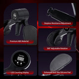 Darrahopens Sports & Fitness > Exercise, Gym & Fitness > Gym Equipment & Accessories Smart Thigh Trainer with LED Display – 12-80lb Adjustable Resistance, 360° Rotation Kegel Exercise Equipment for Men & Women (Black) | Other Colors Available in Store