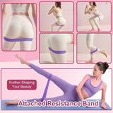 Darrahopens Sports & Fitness > Exercise, Gym & Fitness > Gym Equipment & Accessories Smart Thigh Trainer with LED Display – 12-80lb Adjustable Resistance, 360° Rotation Kegel Exercise Equipment for Women (Purple) | Other Colors Available in Store