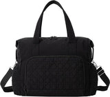 Darrahopens Sports & Fitness > Exercise, Gym & Fitness > Gym Equipment & Accessories Sports Bag - Waterproof Travel Bag - 24 Liter Carry Bag - Zippered - Lightweight and Durable - Suitable for Gym, Training and Travel（Black）
