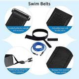 Darrahopens Sports & Fitness > Exercise, Gym & Fitness > Gym Equipment & Accessories Swimming Resistance Belt Adjustable for Pool Training with Bungee
