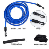 Darrahopens Sports & Fitness > Exercise, Gym & Fitness > Gym Equipment & Accessories Swimming Resistance Belt Adjustable for Pool Training with Bungee