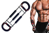 Darrahopens Sports & Fitness > Exercise, Gym & Fitness > Gym Equipment & Accessories Twister Arm Trainer Adjustable Twister Arm Chest Exerciser With 3 Springs - Blue
