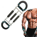 Darrahopens Sports & Fitness > Exercise, Gym & Fitness > Gym Equipment & Accessories Twister Arm Trainer Adjustable Twister Arm Chest Exerciser With 3 Springs - Blue
