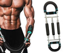 Darrahopens Sports & Fitness > Exercise, Gym & Fitness > Gym Equipment & Accessories Twister Arm Trainer Adjustable Twister Arm Chest Exerciser With 3 Springs - Blue