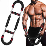 Darrahopens Sports & Fitness > Exercise, Gym & Fitness > Gym Equipment & Accessories Twister Arm Trainer Adjustable Twister Arm Chest Exerciser With 3 Springs - Red