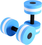 Darrahopens Sports & Fitness > Exercise, Gym & Fitness > Gym Equipment & Accessories Water Dumbbells Set 2PCS Pool Resistance Fitness Equipment Foam Dumbbells for Water Aerobics