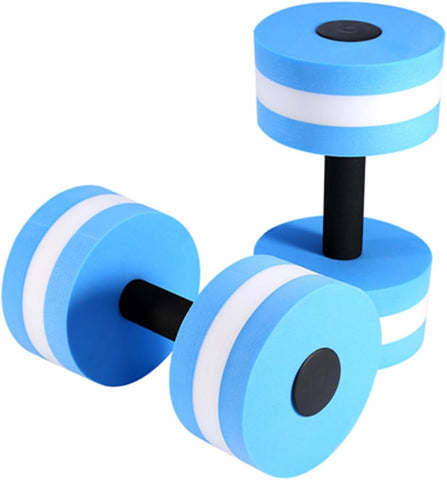 Darrahopens Sports & Fitness > Exercise, Gym & Fitness > Gym Equipment & Accessories Water Dumbbells Set 2PCS Pool Resistance Fitness Equipment Foam Dumbbells for Water Aerobics