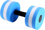 Darrahopens Sports & Fitness > Exercise, Gym & Fitness > Gym Equipment & Accessories Water Dumbbells Set 2PCS Pool Resistance Fitness Equipment Foam Dumbbells for Water Aerobics