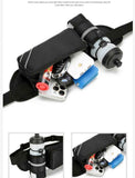 Darrahopens Sports & Fitness > Exercise, Gym & Fitness > Gym Equipment & Accessories Water-Resistant Running Waist Pack with Bottle Holder, Adjustable Fitness Belt