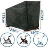 Darrahopens Sports & Fitness > Exercise, Gym & Fitness > Gym Equipment & Accessories Waterproof Exercise Bike Outdoor Cover 123 x 58 x 113/142 cm Dustproof Sunproof