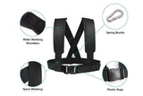 Darrahopens Sports & Fitness > Exercise, Gym & Fitness > Gym Equipment & Accessories Weight Bearing Supporter Belt Professional Running Training Assist Resistance Band for Gym Workout