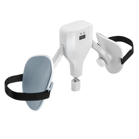 Darrahopens Sports & Fitness > Exercise, Gym & Fitness > Gym Equipment & Accessories White 35KG High-Resistance Kegel Trainer With Smart Counter & Leg Straps - Muscle & Thigh Slimming Equipment with Jump Rope & 2 Handles Attachment