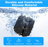 Darrahopens Sports & Fitness > Exercise, Gym & Fitness > Gym Equipment & Accessories Wrist Weights Set of 2, Adjustable Silicone Workout Weights for Women and Men, Wearable Ankle/Wrist Weights Suitable for Yoga, Dance, Pilates, Pool Exercises and Jogging, 2lb
