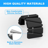 Darrahopens Sports & Fitness > Exercise, Gym & Fitness > Gym Equipment & Accessories Wrist Weights Set of 2, Adjustable Silicone Workout Weights for Women and Men, Wearable Ankle/Wrist Weights Suitable for Yoga, Dance, Pilates, Pool Exercises and Jogging, 2lb