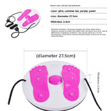 Darrahopens Sports & Fitness > Exercise, Gym & Fitness > Gym Equipment & Accessories Yellow Magnetic Waist Twisting Disc with Resistance Bands Portable Fitness Board for Home Office Core Training 27.5cm Large Diameter