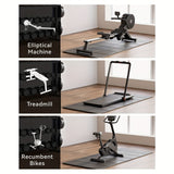 Darrahopens Sports & Fitness > Exercise, Gym & Fitness > Gym Mats Thickened Foldable Fitness Mat｜Anti-Slip Home Exercise Mat for Treadmill and Yoga, Multi-Functional Silent Floor Protector