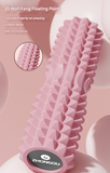 Darrahopens Sports & Fitness > Exercise, Gym & Fitness > Gym & Training Step Blue High-Density 3D Trigger Point Foam Roller - Solid Core Massager for Deep Tissue Muscle Recovery & Yoga