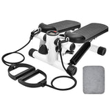 Darrahopens Sports & Fitness > Exercise, Gym & Fitness > Gym & Training Step Mini Stepper Home Office Stair Stepper Machine with Resistance Bands and LCD Monitor for Full Body Workout Cardio Exercises Calves Trainer Calf Stretch
