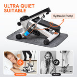 Darrahopens Sports & Fitness > Exercise, Gym & Fitness > Gym & Training Step Mini Stepper Home Office Stair Stepper Machine with Resistance Bands and LCD Monitor for Full Body Workout Cardio Exercises Calves Trainer Calf Stretch
