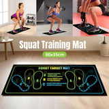 Darrahopens Sports & Fitness > Exercise, Gym & Fitness > Gym & Training Step Squat Mat Fitness Mat Non Slip Mat Thick Floor Mat Home Gym Exercise Workout