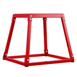 Darrahopens Sports & Fitness > Exercise, Gym & Fitness > Gym & Training Step VEVOR Plyometric Jump Box, 18 Inch Plyo Box, Steel Plyometric Platform and Jumping Agility Box, Anti-Slip Fitness Exercise Step Up Box for Home Gym Training, Conditioning Strength Training, Red