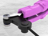 Darrahopens Sports & Fitness > Exercise, Gym & Fitness > Gymnastics 32 Section Weighted Hula Hoop with Massage Rollers - Purple