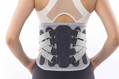 Darrahopens Sports & Fitness > Exercise, Gym & Fitness > Gymnastics Adjustable Lumbar Support Belt Lower Back Brace With Lumbar Pad Waist Belt - XL