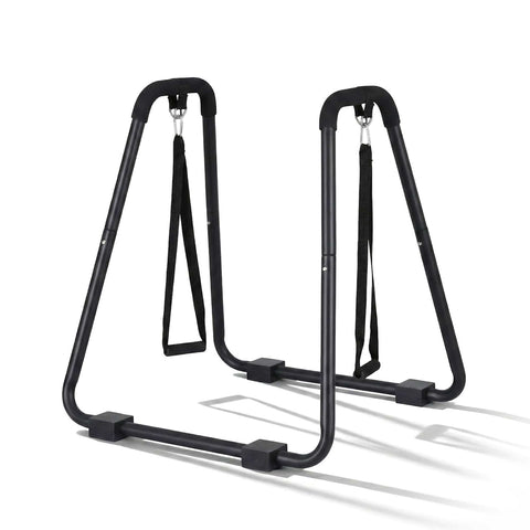 Darrahopens Sports & Fitness > Exercise, Gym & Fitness > Gymnastics Everfit Dip Station Parallel Bars Heavy Duty Home Gym Stand Calisthenics Black