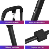 Darrahopens Sports & Fitness > Exercise, Gym & Fitness > Gymnastics Everfit Dip Station Parallel Bars Heavy Duty Home Gym Stand Calisthenics Black