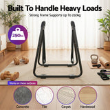 Darrahopens Sports & Fitness > Exercise, Gym & Fitness > Gymnastics Everfit Dip Station Parallel Bars Heavy Duty Home Gym Stand Calisthenics Black