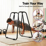 Darrahopens Sports & Fitness > Exercise, Gym & Fitness > Gymnastics Everfit Dip Station Parallel Bars Heavy Duty Home Gym Stand Calisthenics Black