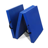 Darrahopens Sports & Fitness > Exercise, Gym & Fitness > Gymnastics Folding Exercise Floor Mat Dance Yoga Gymnastics Training Home Judo Pilates Gym - Blue