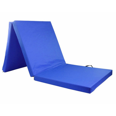 Darrahopens Sports & Fitness > Exercise, Gym & Fitness > Gymnastics Folding Exercise Floor Mat Dance Yoga Gymnastics Training Home Judo Pilates Gym - Blue