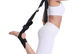 Hamstring Stretcher Stretching Strap Ligament Stretching Belt for Dancing Pilates Yoga Pain Relief -Black