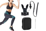 Respiratory Trainer Compact Lung Exercise Device Breathing Trainer -Black