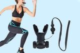 Respiratory Trainer Compact Lung Exercise Device Breathing Trainer -Black