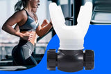 Respiratory Trainer Compact Lung Exercise Device Breathing Trainer -White