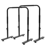 Darrahopens Sports & Fitness > Exercise, Gym & Fitness > Gymnastics Set of 2 Functional Fitness Dip Stands Station Height Adjustable Dip Bars Portable Parallettes Calisthenics Equipment Safety for Home Gym Strength Training