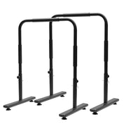 Darrahopens Sports & Fitness > Exercise, Gym & Fitness > Gymnastics Set of 2 Functional Fitness Dip Stands Station Height Adjustable Dip Bars Portable Parallettes Calisthenics Equipment Safety for Home Gym Strength Training