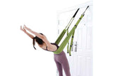 Stretching Exercise Belt Ballet Band Leg with Door Anchor Flexibility Trainer for Dance Aerial Yoga Ballet -Green